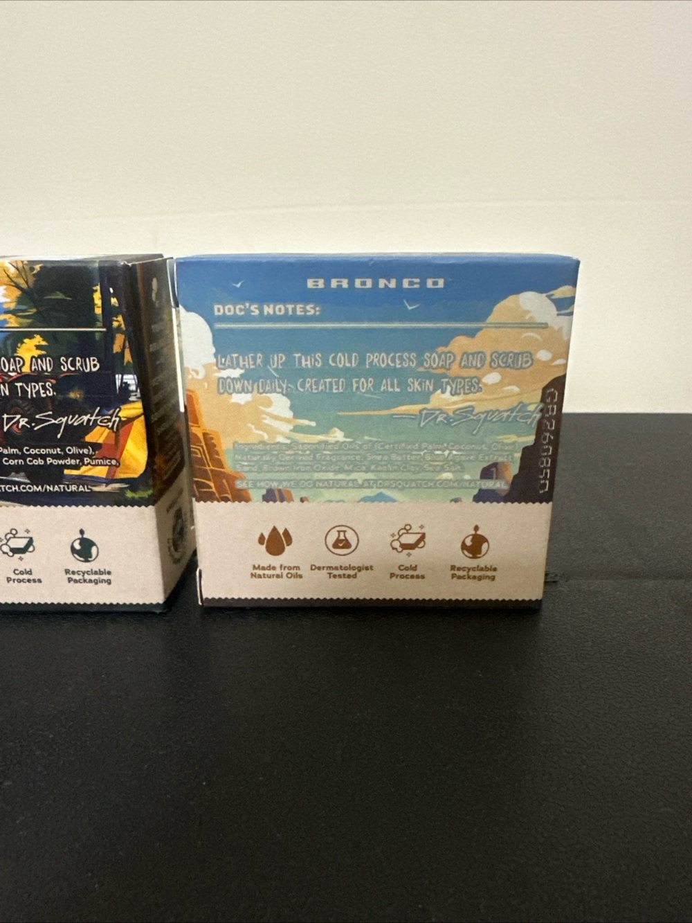 Lot of 2 Dr. Squatch F-150 Touch Scrub & Bronco Bric Soap 5oz - Picture 7 of 7